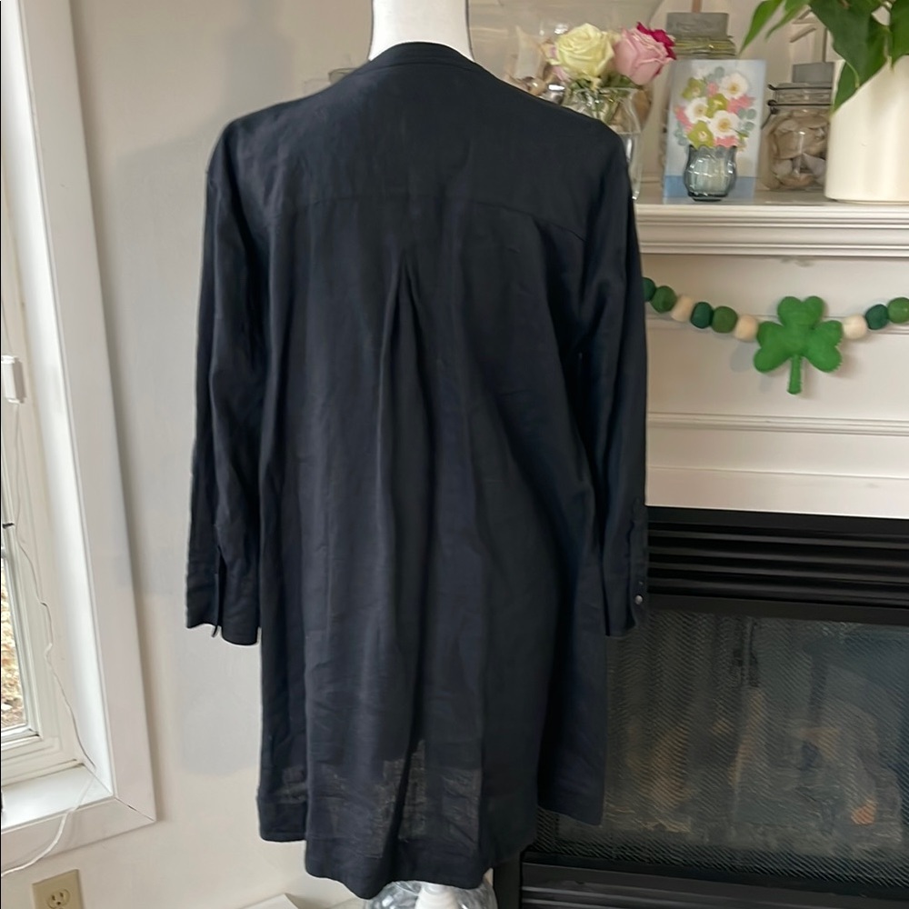 Black Button-Up Tunic - image 3